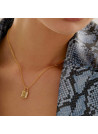 Collier Guess "Keep me close" Acier doré