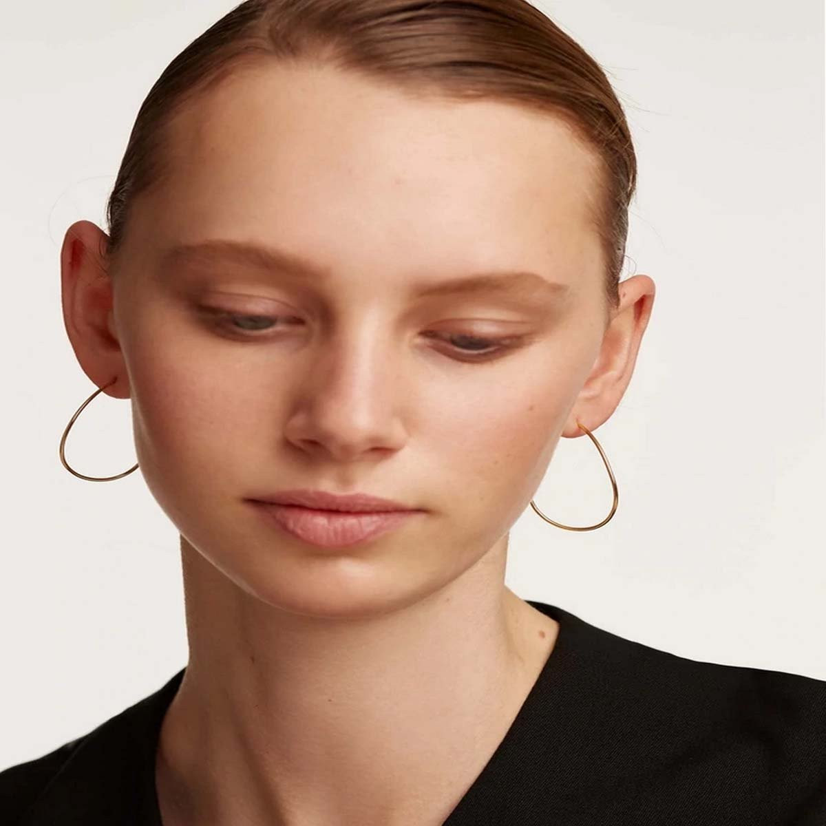PDPAOLA Boucles d'Oreilles - NIKO GOLD - en argent doré PDPAOLA Boucles d'Oreilles - Niko Gold - en argent plaqué or - AR01-088-U