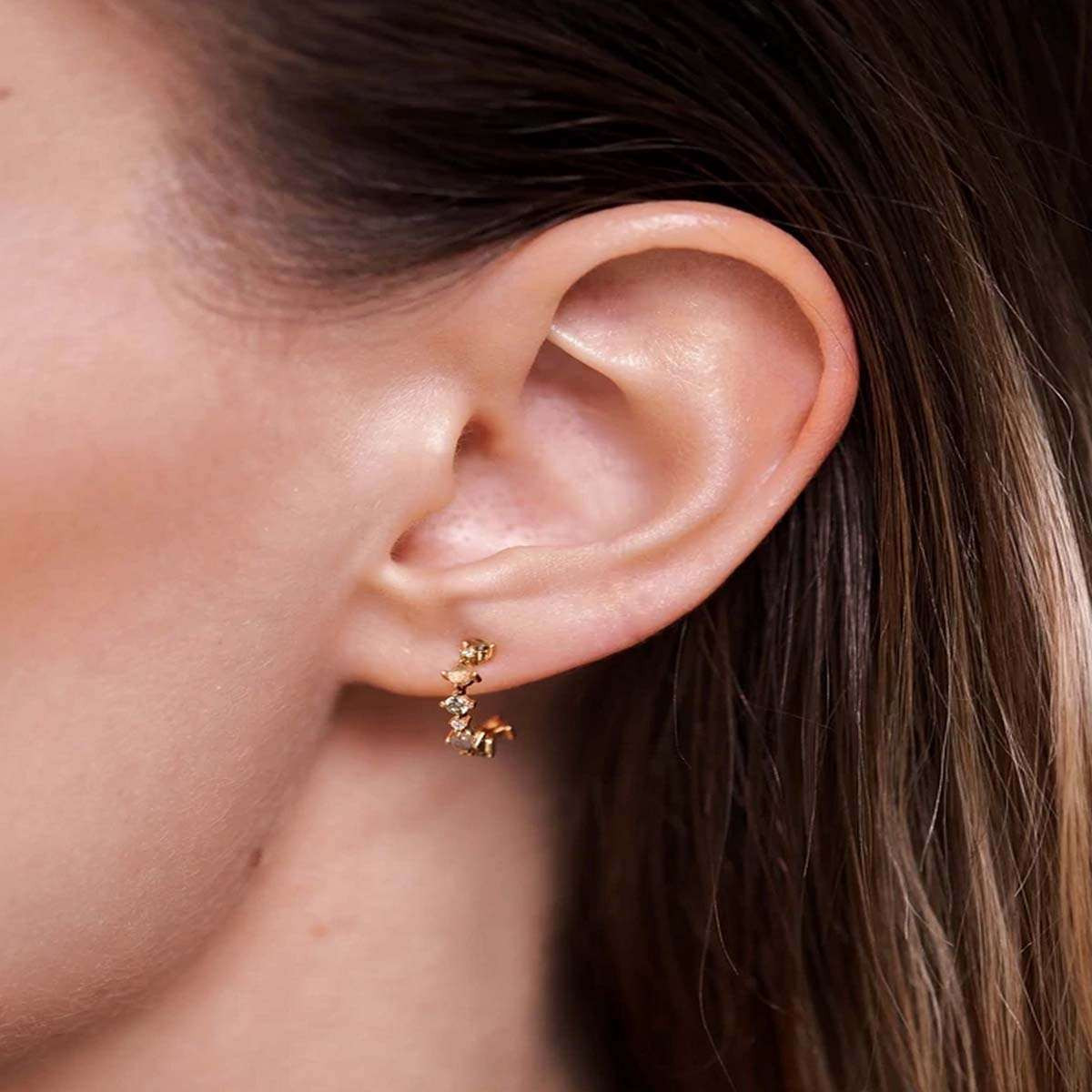 PDPAOLA Boucles d'Oreilles - GLORY -en argent doré PDPAOLA Boucles d'Oreilles - Glory -en argent doré - AR01-220-U
