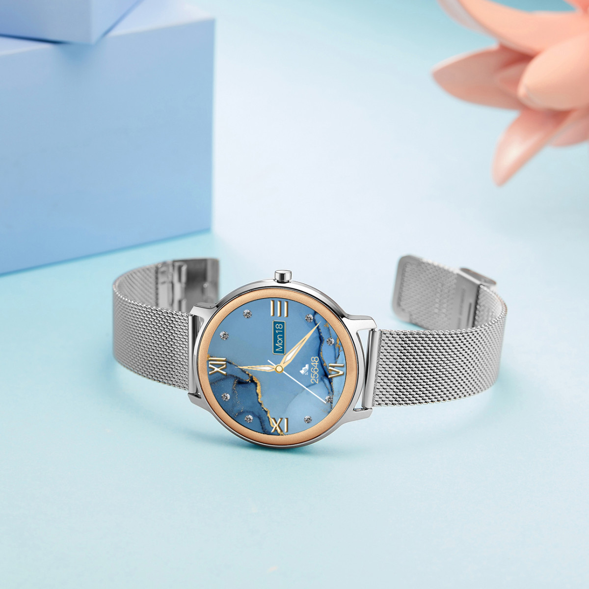 Montre connectée Smarty 2.0 ÉLÉGANCE - SW018B Montre connectée Smarty 2.0 ÉLÉGANCE - SW018B