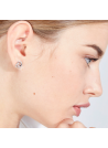 Boucles d'oreilles Or Blanc et Diamant