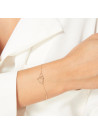 Bracelet "Duo d'amour" Or jaune 375/1000