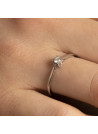 Bague "Amoureuse" Or blanc et Diamants