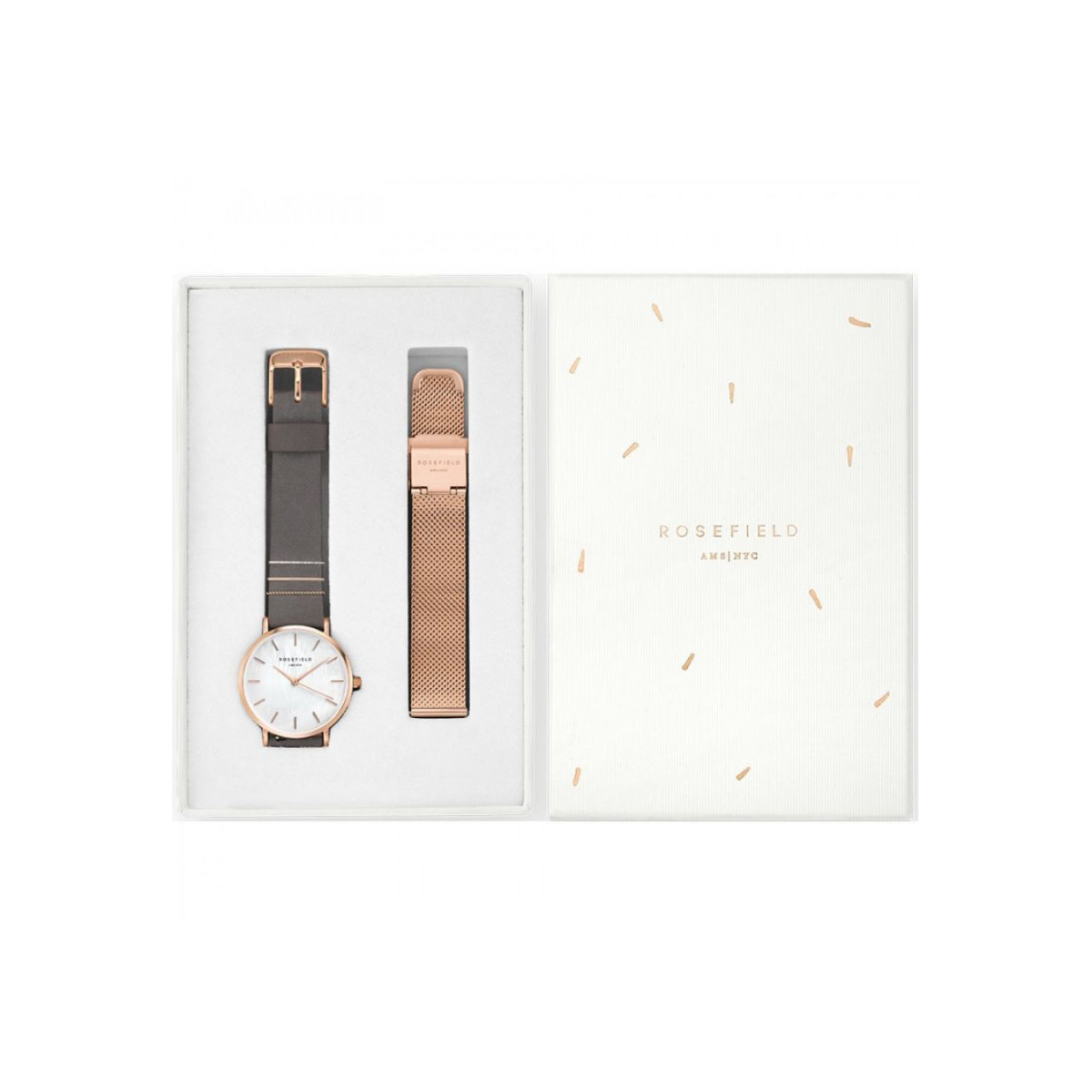 Montre Rosefield Femme "West Village" Quartz - Boîtier métal Montre Rosefield Femme "West Village" Quartz - Boîtier métal - WEGTR-X184