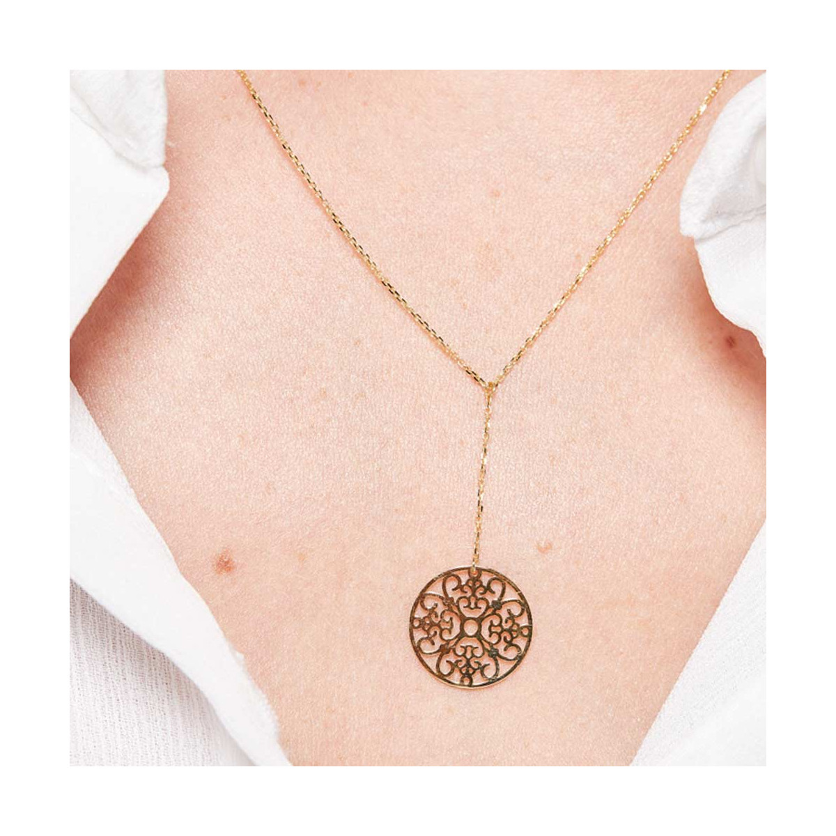 Collier Or jaune 375/1000 Collier "Joie" Or jaune