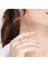 Bague Alliance "Saphir sacré" Or blanc