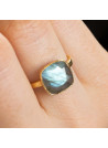 Bague dorée "Sia" Labradorite