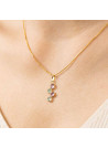 Pendentif Or jaune 375/1000 et pierres