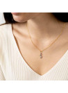 Pendentif Or jaune 375/1000 et pierres