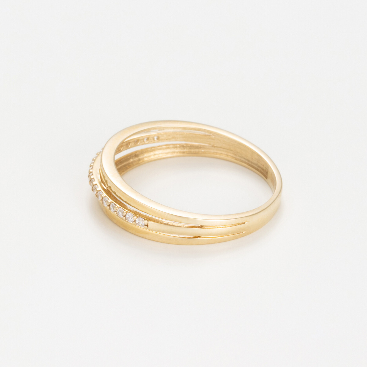 Bague Alliance "Lovers" Or jaune Bague "Réflexion" Or jaune