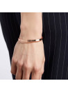 "UNE TATA FORMIDABLE" Jonc rosé bracelet à message