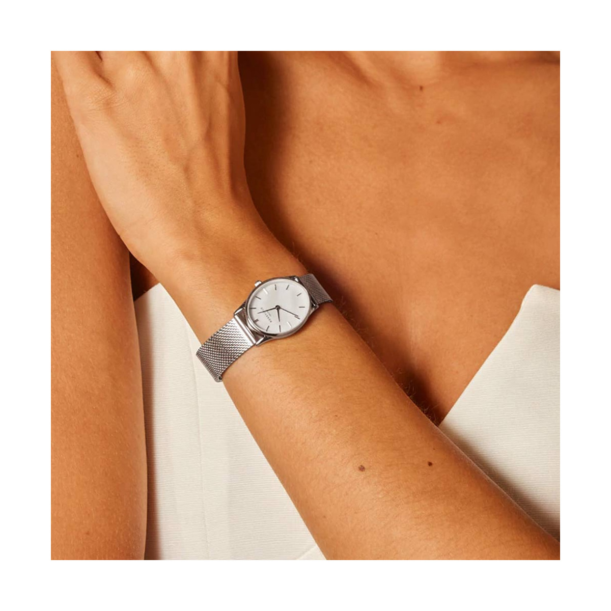 Montre Rosefield Femme "Oval" Quartz - Boîtier métal Montre Rosefield Femme "Oval" Quartz - Boîtier métal - OWSMS-OV11