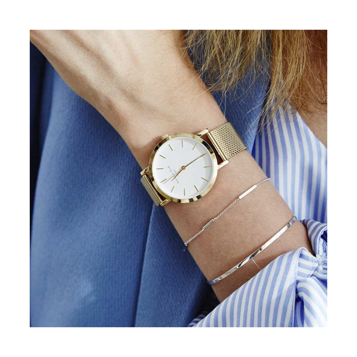 Montre Rosefield Femme "The Tribeca" Quartz - Boîtier métal doré Montre Rosefield Femme "The Tribeca" Quartz - Boîtier métal doré - TWG-T51