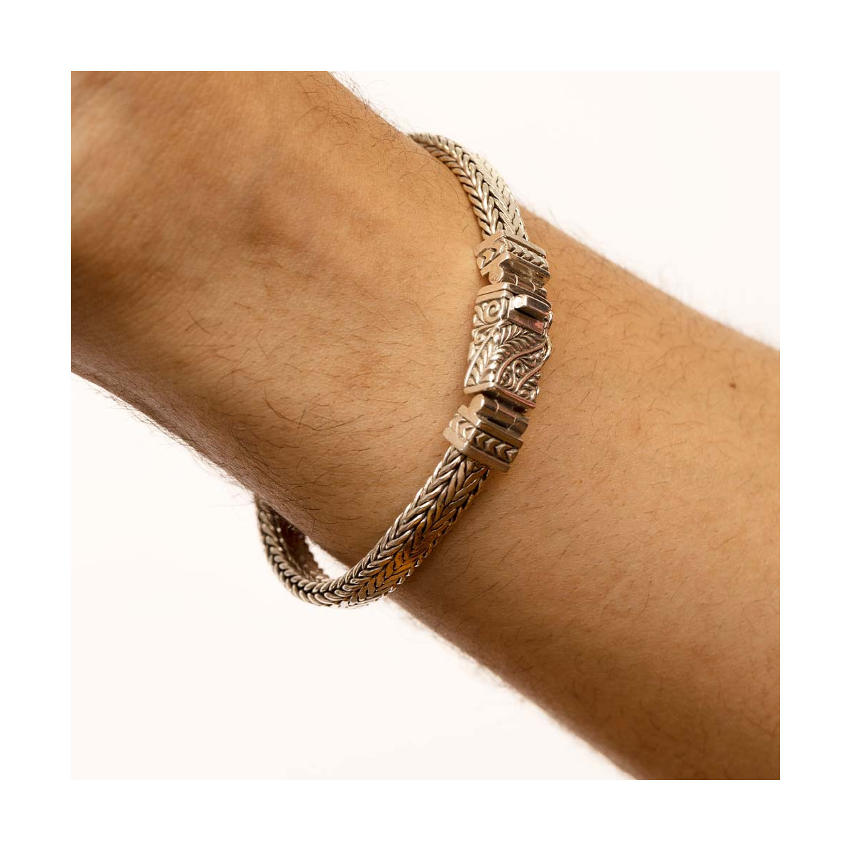 Bracelet Homme "Lénaick" Argent 925 Bracelet Homme "Lénaick" Argent 925