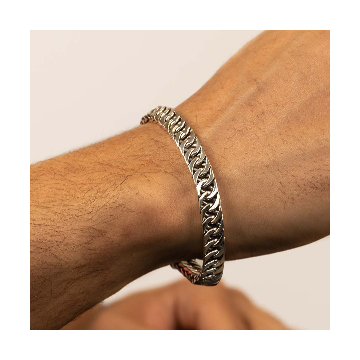 Bracelet Homme Argent 925/1000"Aldric" Taille L