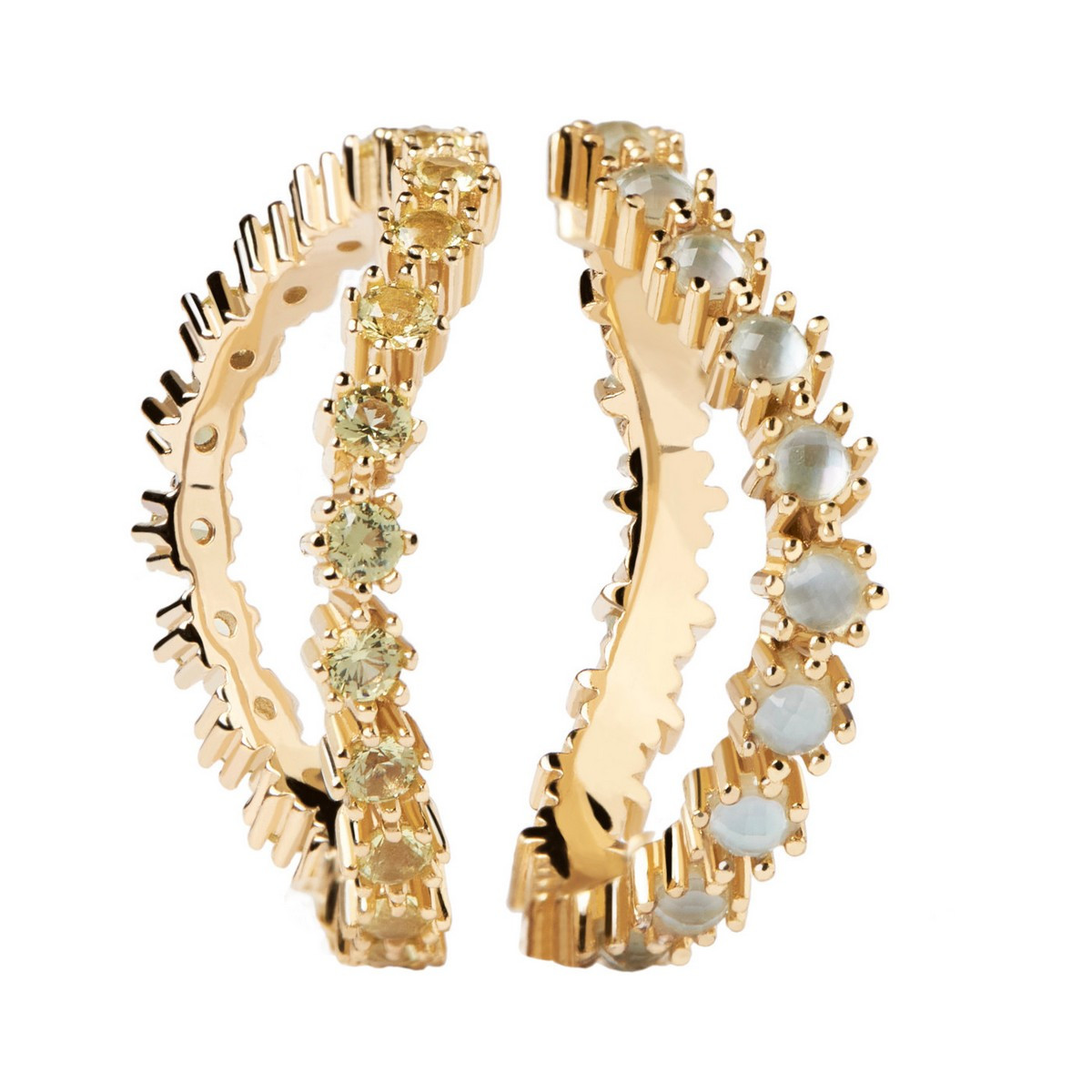 PDPAOLA Set de Bagues - Kara Gold - en argent doré PDPAOLA Set de Bagues - Kara Gold - en argent plaqué or - AN01-640