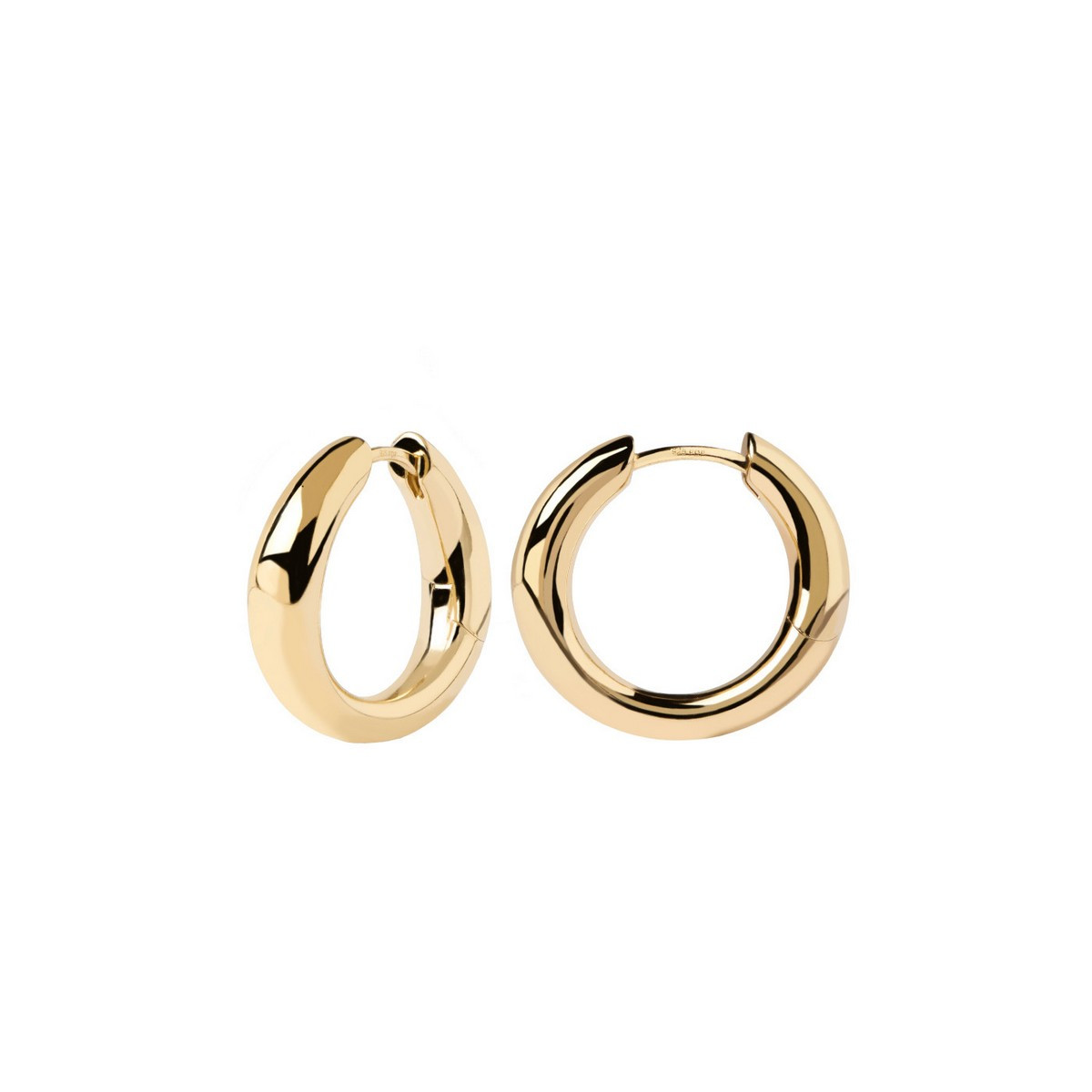 PDPAOLA Boucles d'Oreilles - Pirouette Gold - en métal doré PDPAOLA Boucles d'Oreilles - Pirouette Gold - en métal plaqué or - AR01-473-U