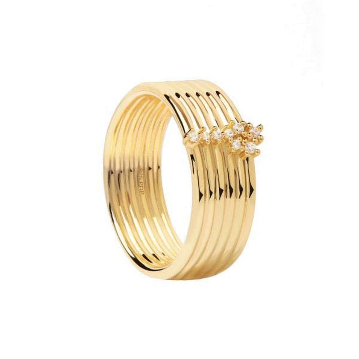 PDPAOLA Bague - Super Nova Gold - en argent doré PDPAOLA Bague - Super Nova Gold - en argent plaqué or - AN01-614