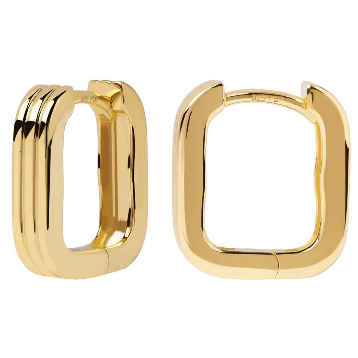 PDPAOLA Boucles d'Oreilles - Nova Gold - en argent doré PDPAOLA Boucles d'Oreilles - Nova Gold - en argent plaqué or - AR01-505-U