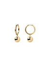 PDPAOLA Boucles d'Oreilles - Super Future Gold - argent doré