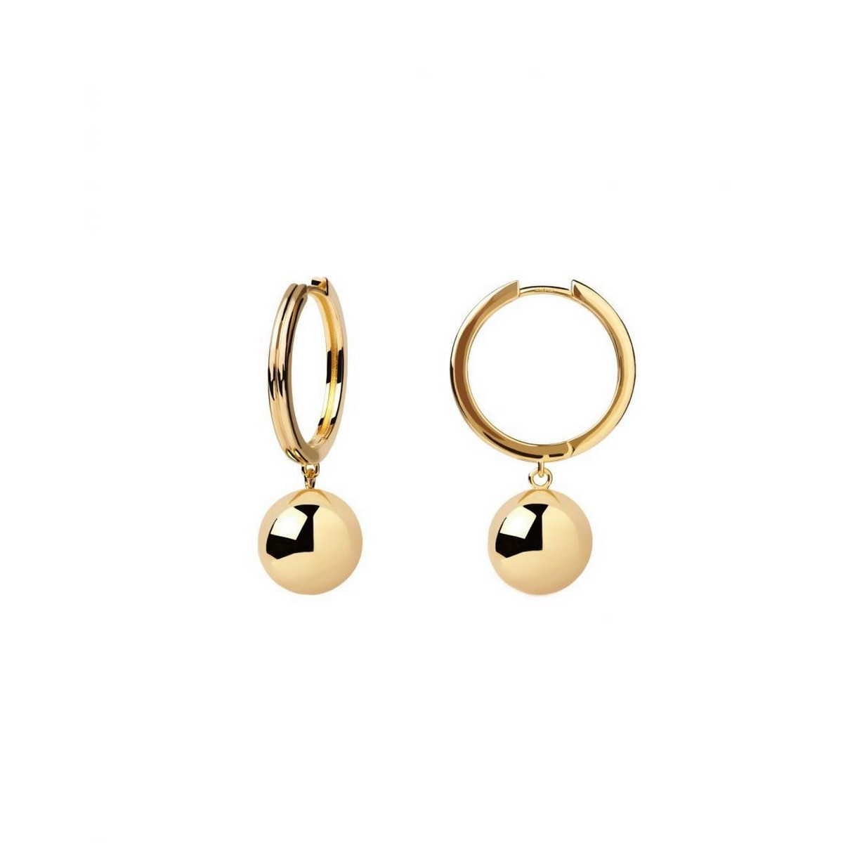 PDPAOLA Boucles d'Oreilles - Super Future Gold - argent doré PDPAOLA Boucles d'Oreilles - Super Future Gold - argent plaqué or - AR01-518-U
