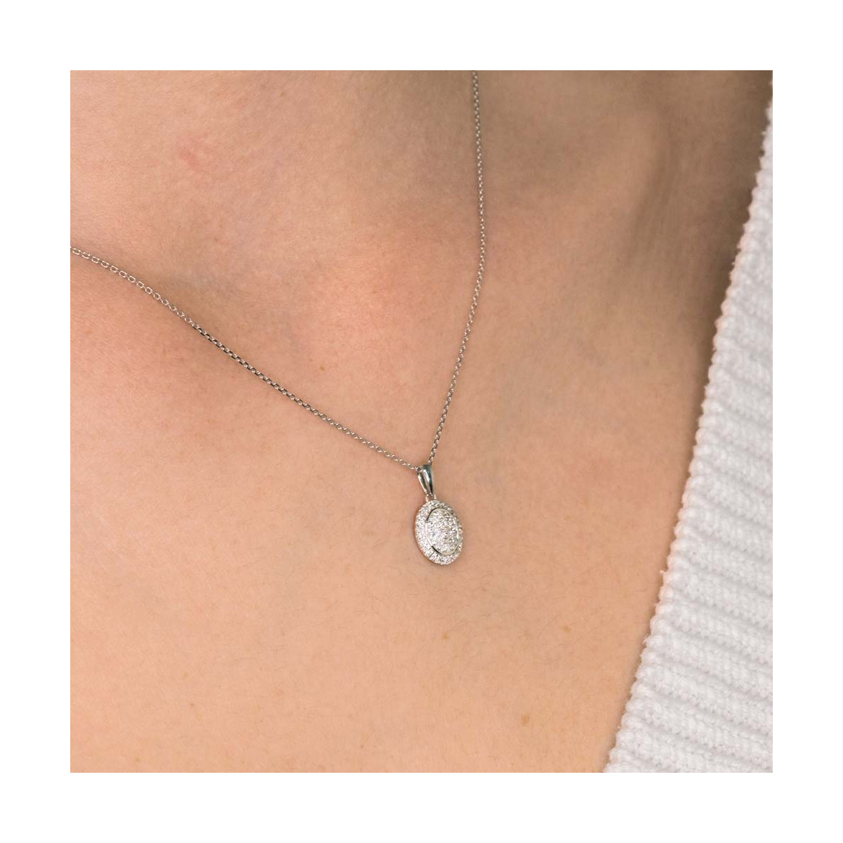 Pendentif Elizabeth D 0,15/52"Ornella"