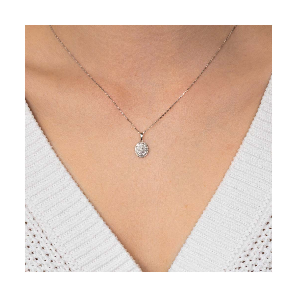 Pendentif Elizabeth D 0,15/52"Ornella"