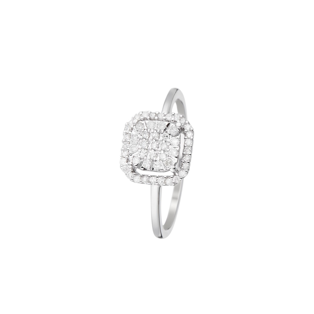 Bague "D'amour et de Tendresse" Or et Diamants Bague " Violette" Or blanc et Diamant