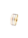 Bague "Trio arc-en-ciel" Or Tricolore 375/1000