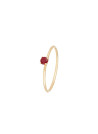 Bague "Only One" Rubi, Or Jaune 375/1000