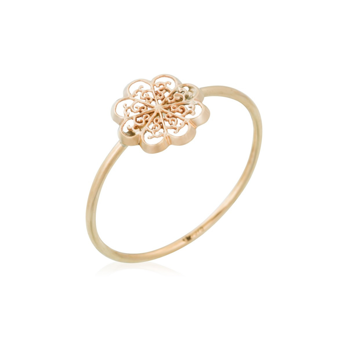 Bague "Flora arabesque" Or Jaune 375/1000 Bague "Renaissance" Or jaune