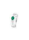 Bague "Mangaïa Emeraude" Or et Diamants