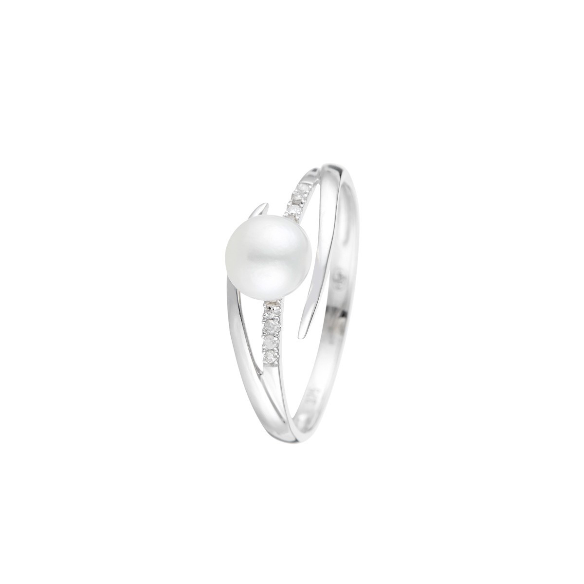 Bague "Makira" Or et Diamants Bague "Makira" Or, Perle et Diamants
