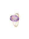 Bague "Pattaya Améthyste" Or et Diamants