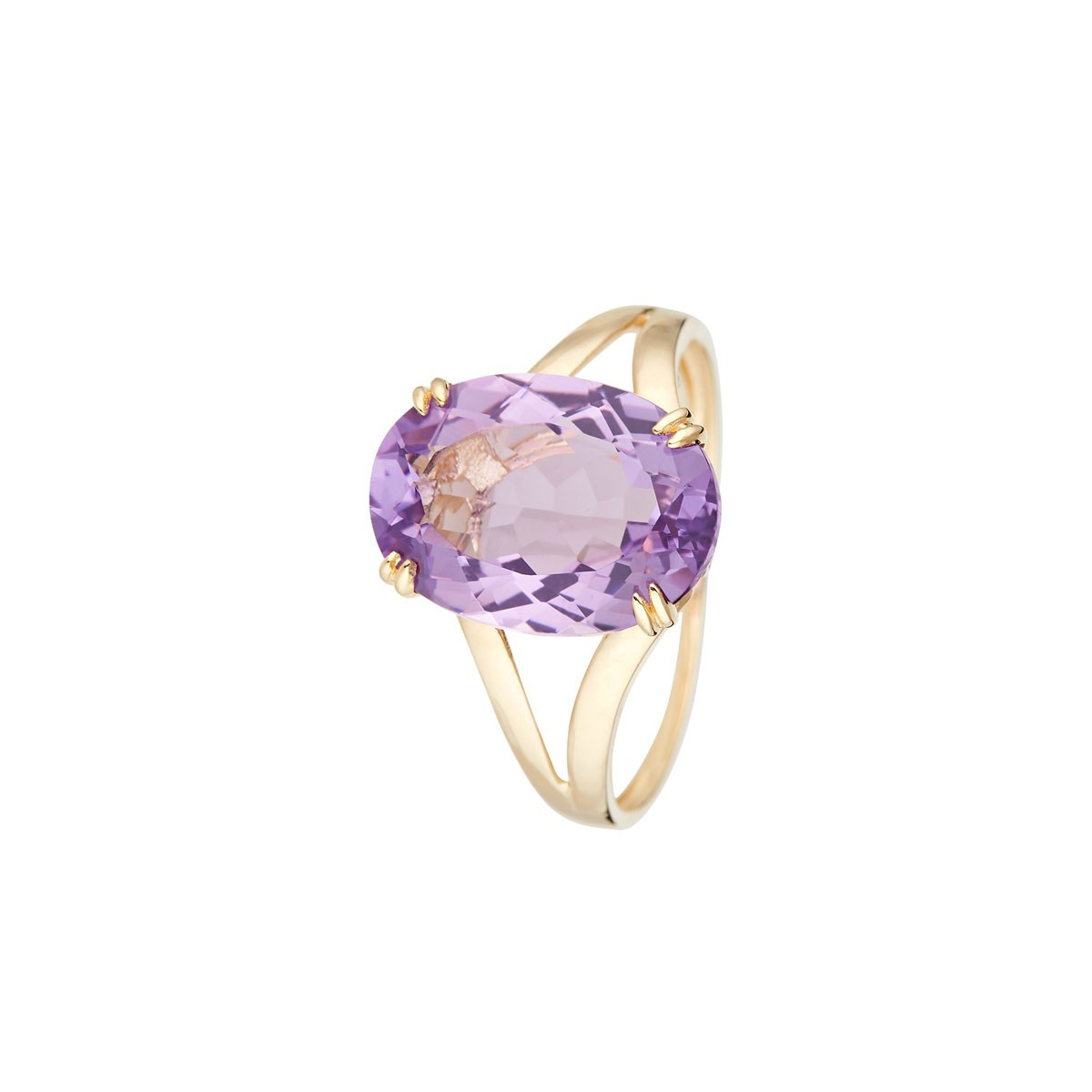 Bague "Pattaya Améthyste" Or et Diamants Bague " Morgane" Or jaune et Améthyste