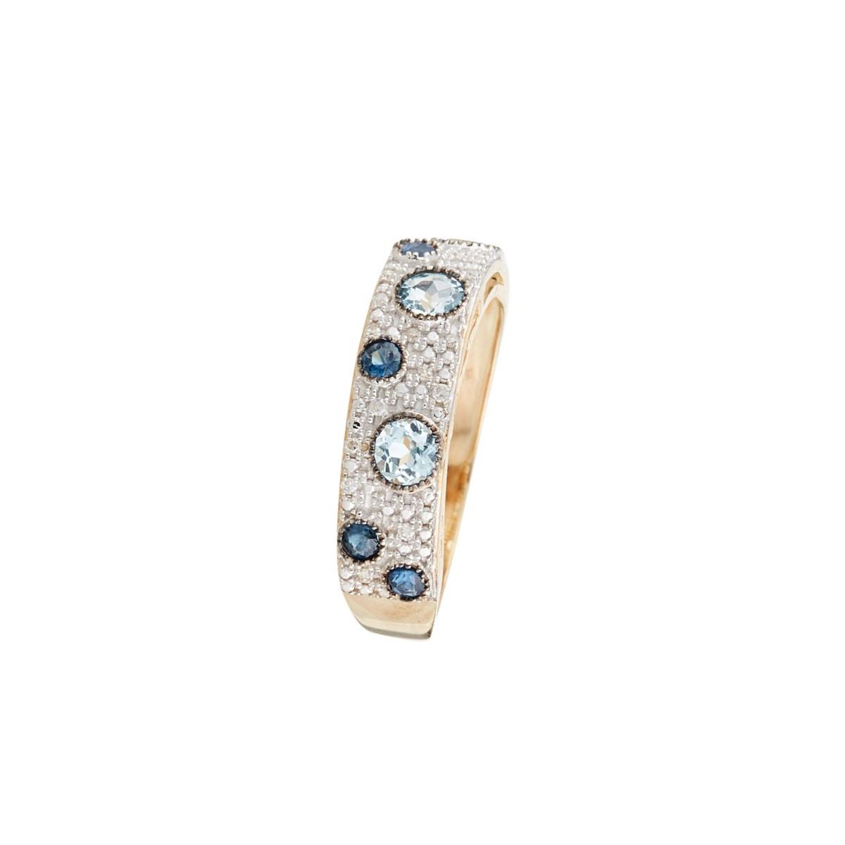 Bague "Majunga Saphir" Or et Diamants Bague "Lison" Or jaune et Multipierres