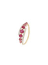 Bague "Bran Rubis" Or et Diamants