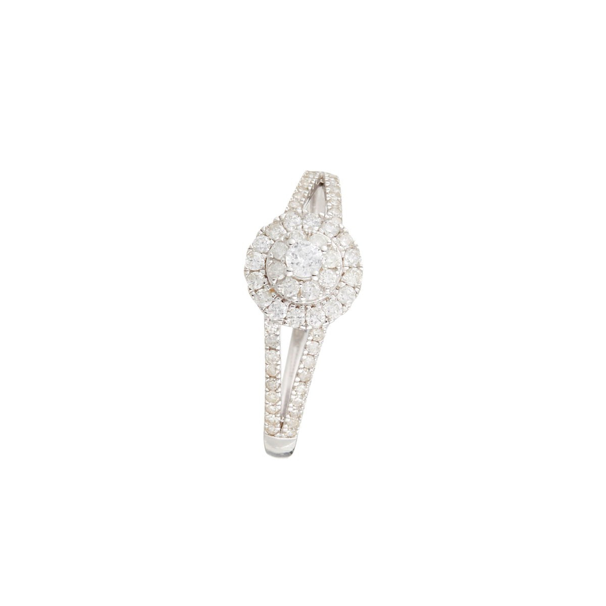 Bague "Léonore" Or blanc et Diamant