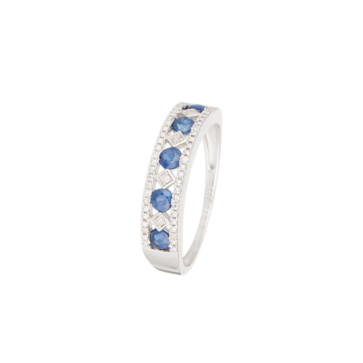 Bague "Leyte" Or et Diamants Bague "Leyte" Or, Saphirs et Diamants