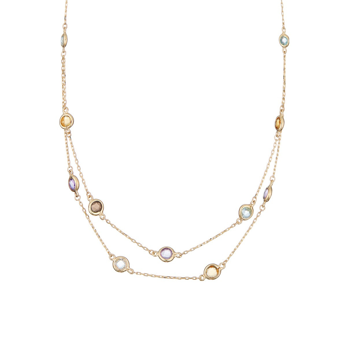 Collier "Colored" Or Jaune 375/1000 Collier "Étendue" Or jaune