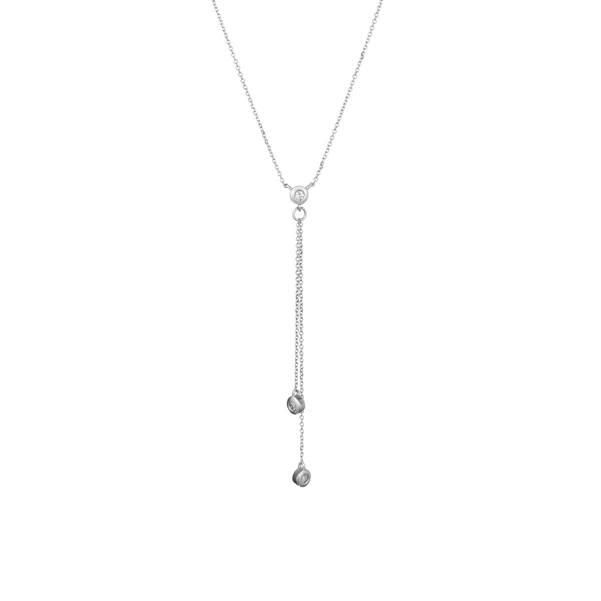 Collier "Mélanie" Or et Diamants Collier "Mélanie" Or blanc et Diamant
