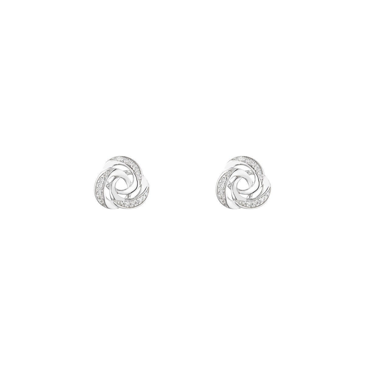 Boucles d'oreilles "Torn" Or et Diamants Boucles d'oreilles "Thaïssa" Or blanc et Diamant