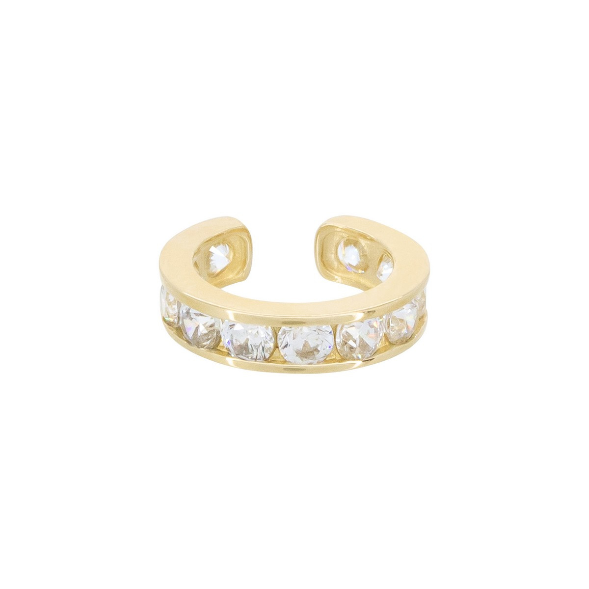 Bijou cartilage unitaire "Shinning ear cuff" Or Jaune 375/1000