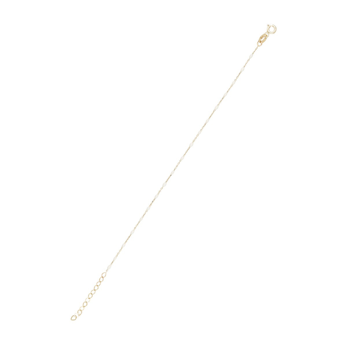 Bracelet " Amada Blanc" Or Jaune 375/1000 Bracelet "Immortelle" Or jaune