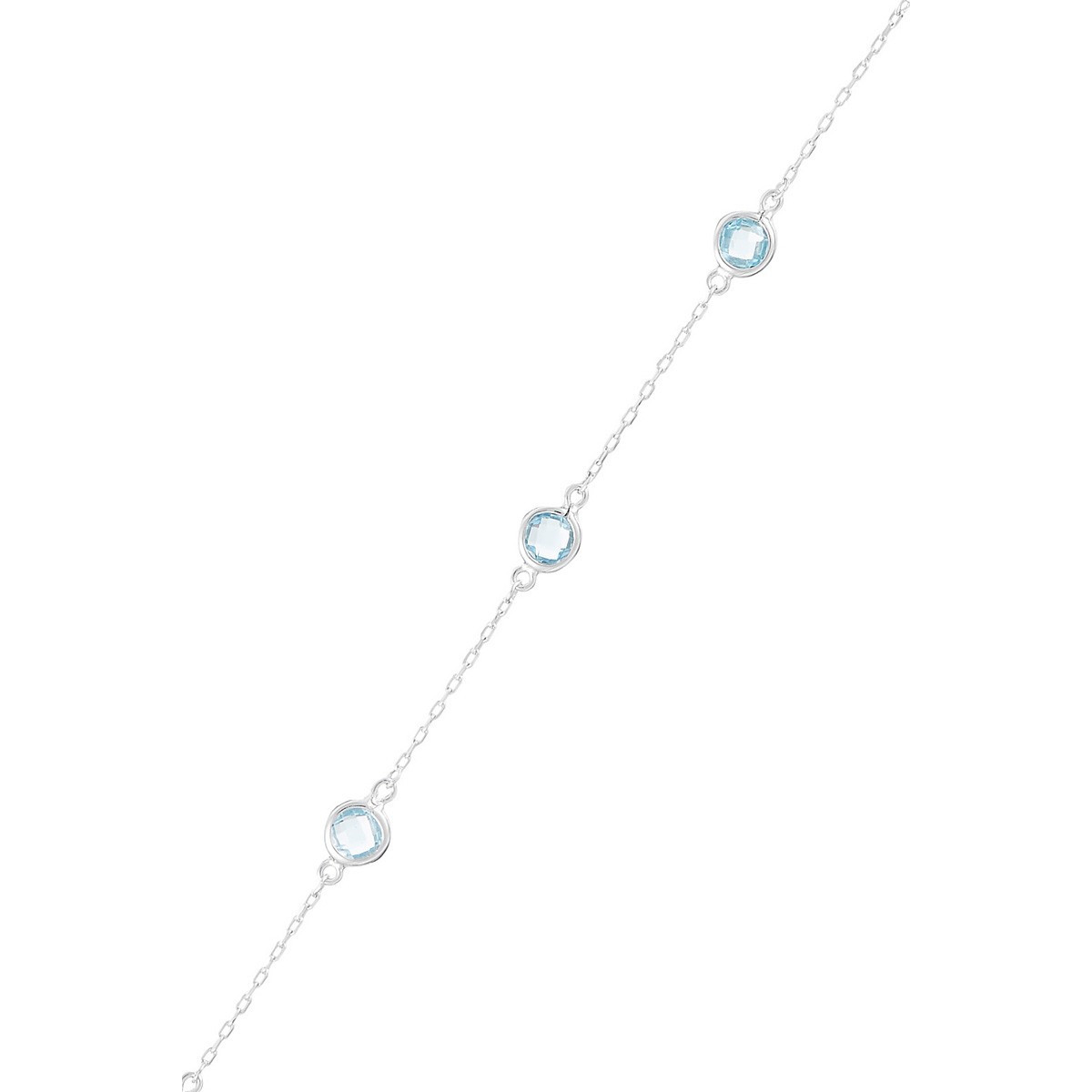 Bracelet "Colors"Topaze 1,75/5 Bracelet "Jubilé" Or blanc