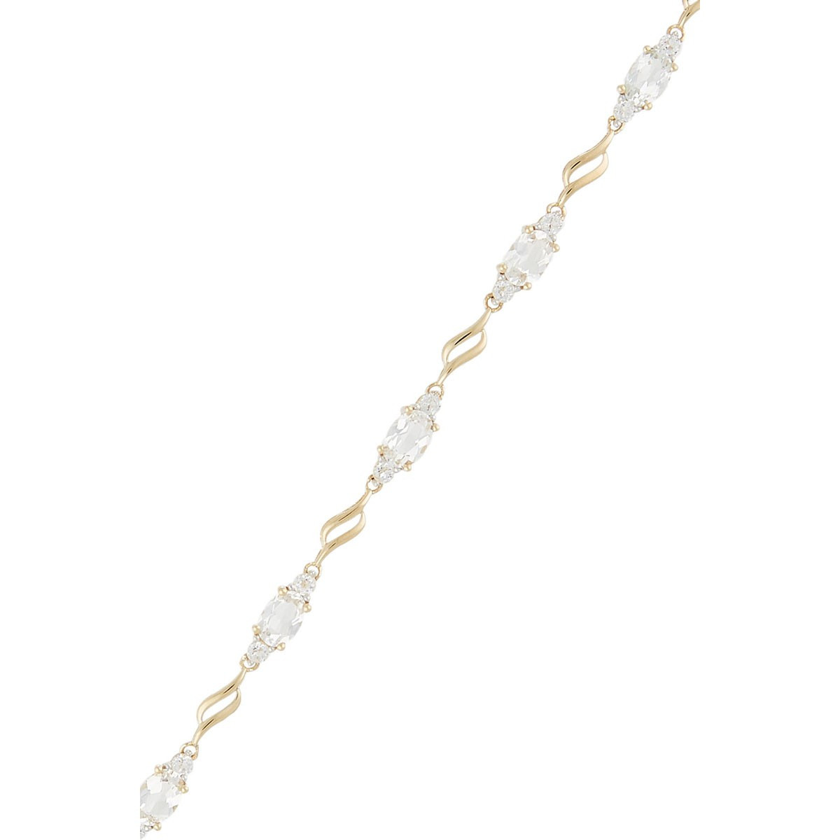 Bracelet "Luozi Topaze" Or et Diamants Bracelet "Luozi" Or et Topaze