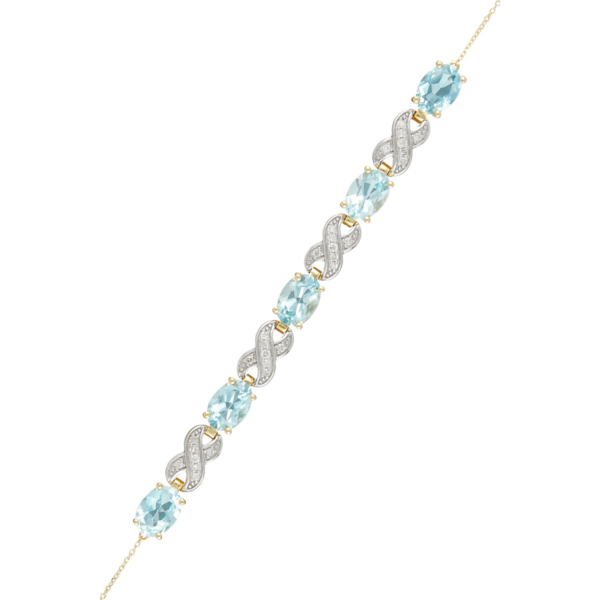 Bracelet "Likasi Topaze" Or et Diamants Bracelet "Likasi" Topaze, Or et Diamants