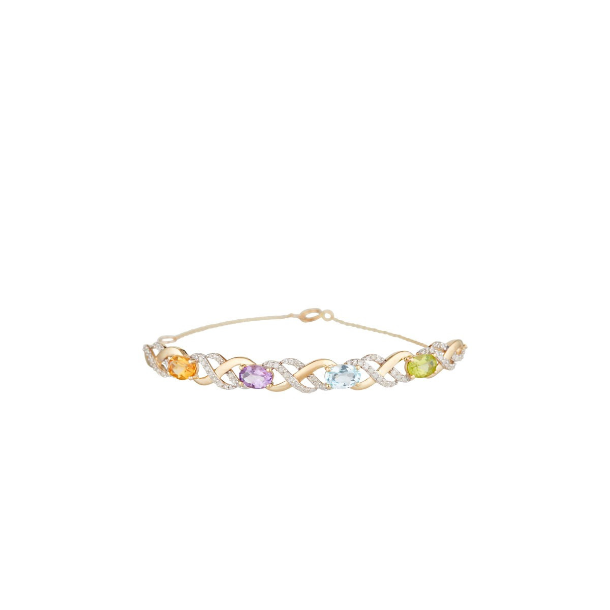 Bracelet "Launceston" Or et Diamants