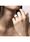 Bague "Gravé dans mon Coeur" Or jaune et Diamants