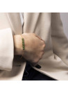 Bracelet doré et epoxy